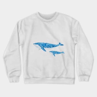 Blue Whale T-shirt Crewneck Sweatshirt